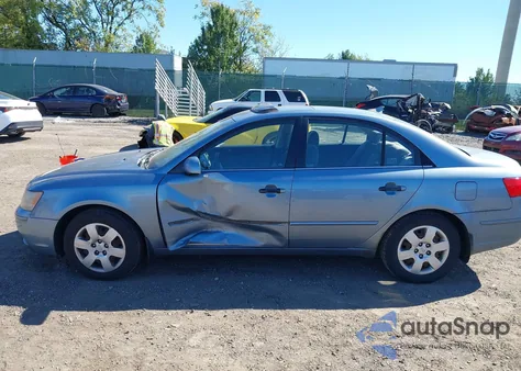 2010 Hyundai Sonata Gls z USA, uszkodzony, nr VIN 5NPET4AC6AH604850